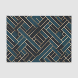 Seda Papel de Tecido de Matriz Angular abstrato - Ferns