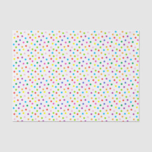 Seda Papel de Tecido de Pontos Coloridos