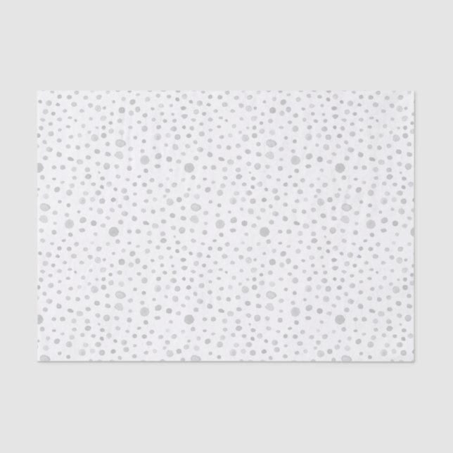 Seda Papel de Tecido de Pontos de Aquarela de Fog Confe (Frente )