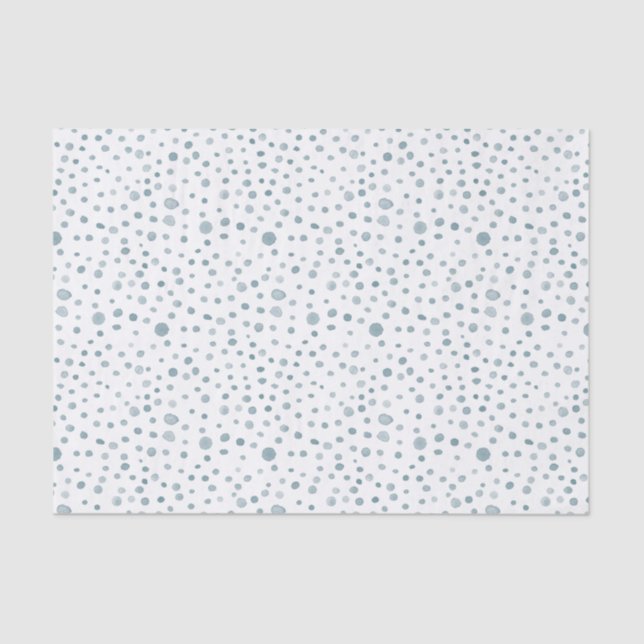 Seda Papel de Tecido de Pontos de Aquarela de Peacock C (Frente )