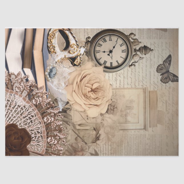 Seda Papel de Tecido de Sala de Ópera (Frente )