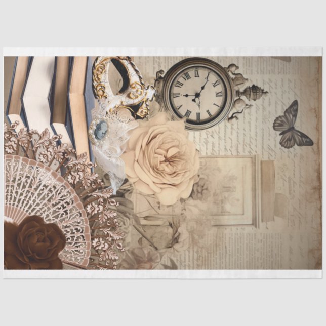 Seda Papel de Tecido de Sala de Ópera (Frente )