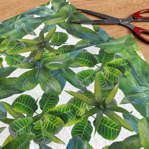 Seda Papel de Tecido de Selva de Plantas Tropicais