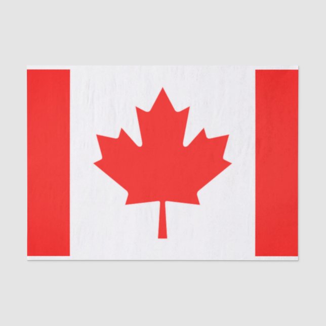 Seda Papel de Tecido de Sinalizador Canadiano (Frente )
