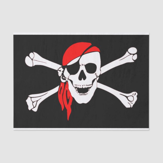 Seda Papel de Tecido de Sinalizador Pirata (Frente )