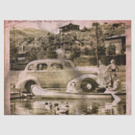 Seda Papel de Tecido de Tempo de Férias Retroativas