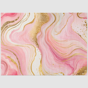 Seda Papel de Tecido de Tinta Colorida Marble