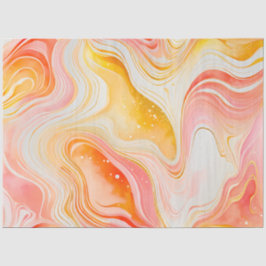 Seda Papel de Tecido de Tinta Colorida Marble