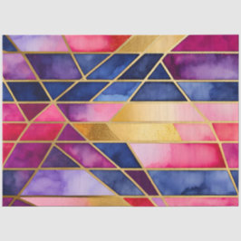 Seda Papel de tecido de vidro colorido