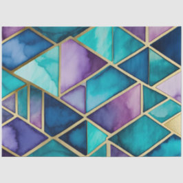 Seda Papel de tecido de vidro colorido