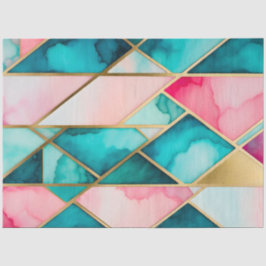 Seda Papel de tecido de vidro colorido