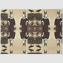 Seda Papel de Tecido de Vintage Superrealista