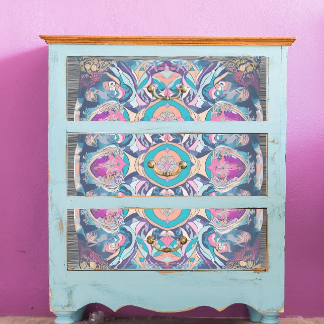 Seda Papel de Tecido Decoupage com Padrão Pastel Modern (Criador carregado)