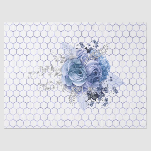 Seda Papel de Tecido Design da Série Serenity Bee 31 (Frente )