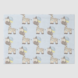 Seda Papel de Tecido do Baby Boy Giraffe Personalizado