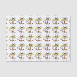 Seda Papel de Tecido do Cheerleader da Equipe Orange Go