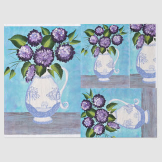 Seda Papel de tecido do Chique vitoriano para o DIY