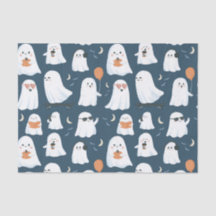 Papel de Tecido do Halloween de Espíritos Livres