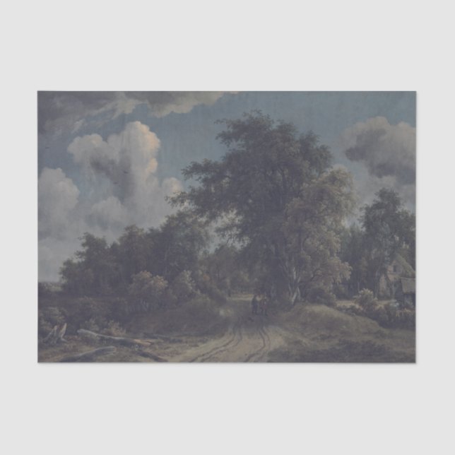 Seda Papel de Tecido do Interior Elegante (Frente )