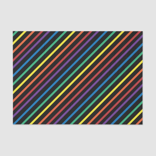 Seda Papel de Tecido do Namorados Rainbow Pried (Frente )