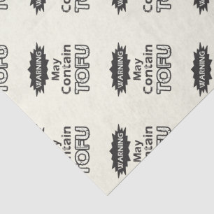 Seda Papel de Tecido Engraçado Tofu