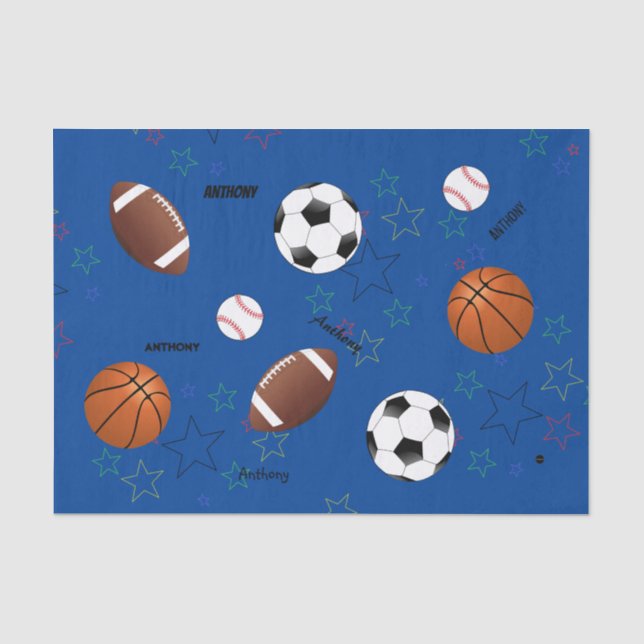 Seda Papel de Tecido Esportivo com Estrelas e nome HAMb (Frente )