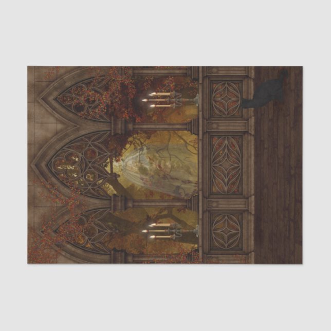 Seda Papel de Tecido Fantasma (Frente )