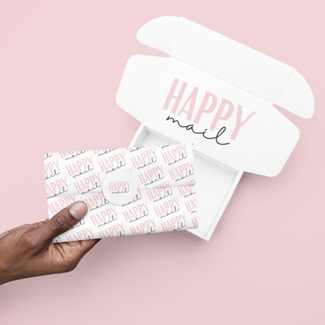 Seda Papel de Tecido Feliz (Send some happy mail with this lovely tissue paper! Matching collection available! )