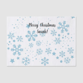 Seda Papel de Tecido Flasto de Neve Personalizado