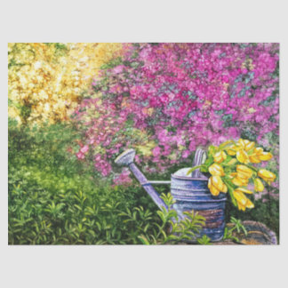 Seda Papel de Tecido Floral