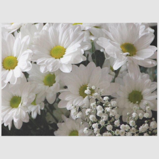 Seda Papel de Tecido Floral (Frente )