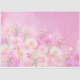 Seda Papel de Tecido Floral