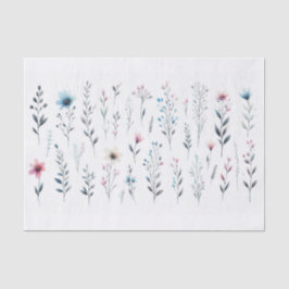 Seda Papel de Tecido Floral