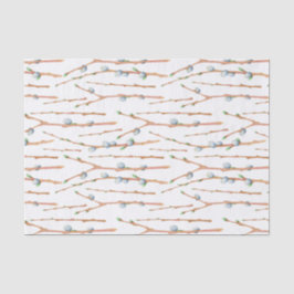 Seda Papel de Tecido Floral de Cor Personalizada Pussy