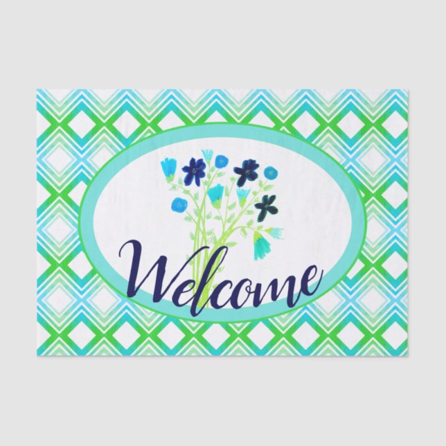 Seda Papel De Tecido Flutuante De Marinho bonito Para P (Frente )