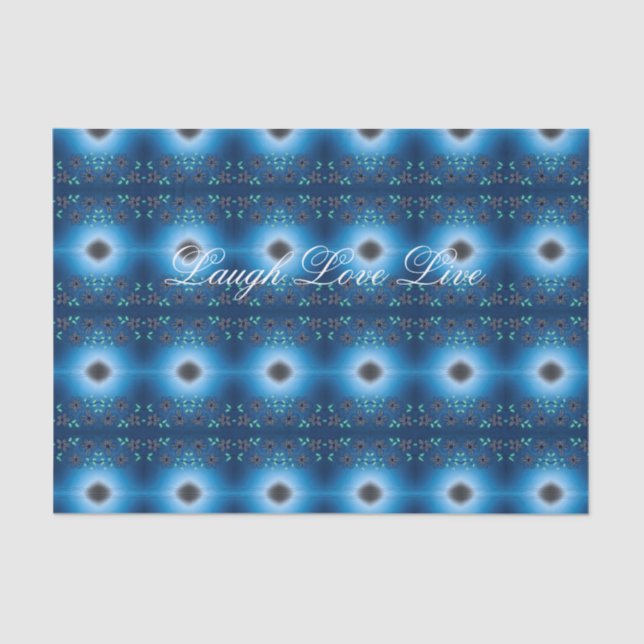 Seda Papel de Tecido Flutuante Inspiracional (Frente )