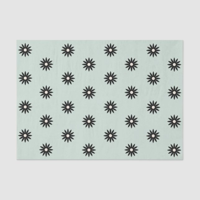 Seda Papel de Tecido Funky Daisy (Frente )