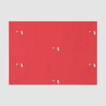 Papel de Tecido Inicial Personalizado em Vermelho