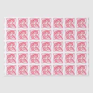 Seda Papel de Tecido KNOT rosa CELTIC