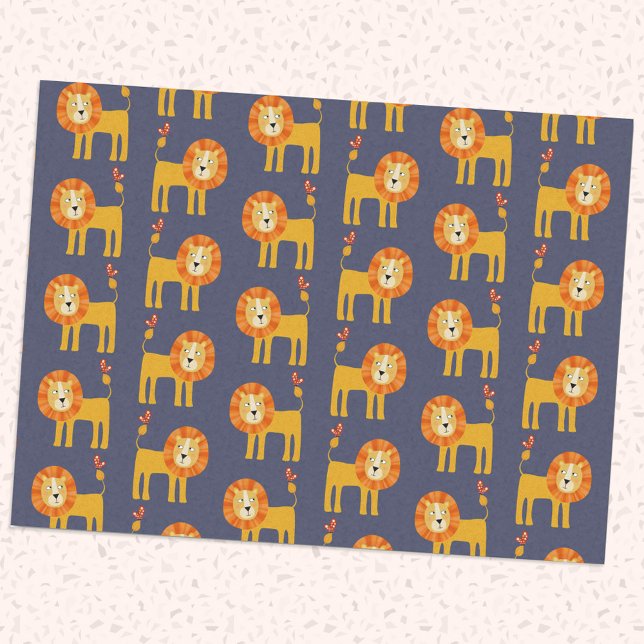 Seda Papel de Tecido Lion Cugado (Criador carregado)