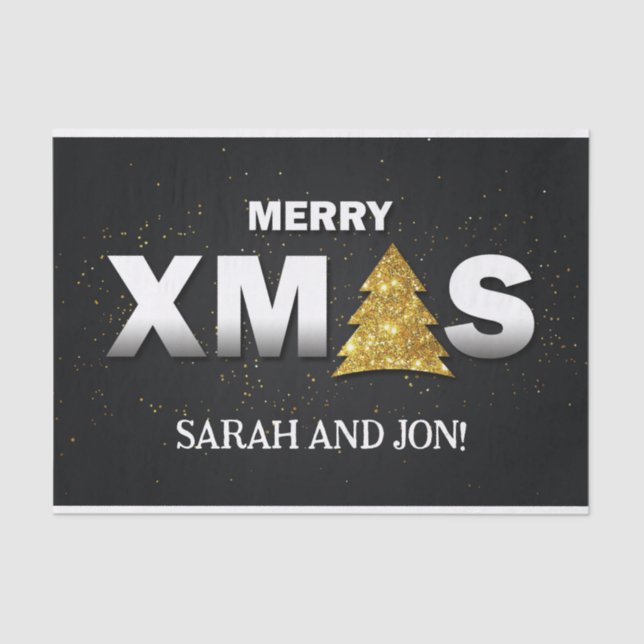 Seda Papel de tecido mágico de Natal (Frente )