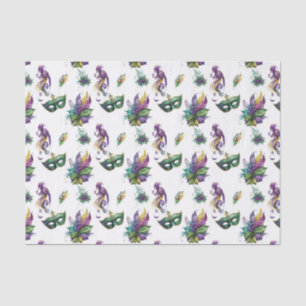 Seda Papel de Tecido Mardi Gras