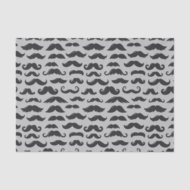Seda Papel de Tecido Mash com bigode (Frente )