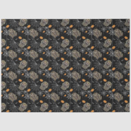 Seda 🖤 Papel de Tecido Mummy Preto - Faraó 🎃 👑