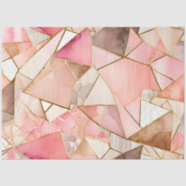 Seda Papel de tecido musácico de vidro colorido