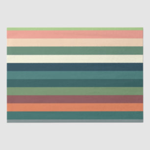 Seda Papel de Tecido Padrão de Faixa de Cores