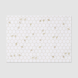 Seda Papel de Tecido Padrão de Honeycomb com pequenas a