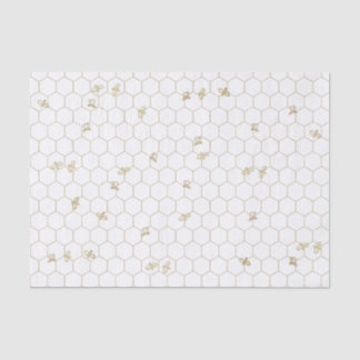 Seda Papel de Tecido Padrão de Honeycomb com pequenas a