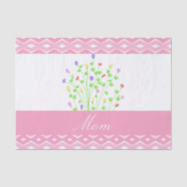 Seda Papel De Tecido Padronizado Rosa Para A Mãe