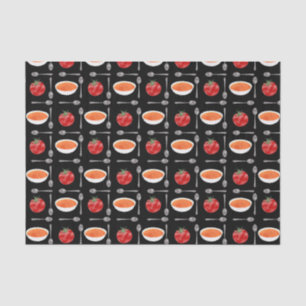 Seda Papel de tecido para Azulejo de sopa de tomate